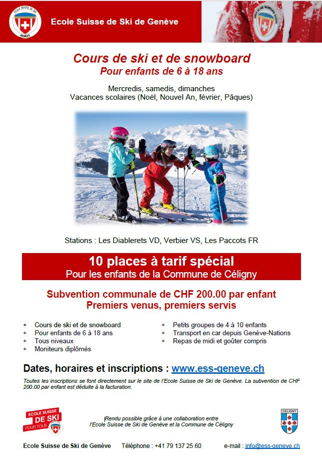 Cours de ski